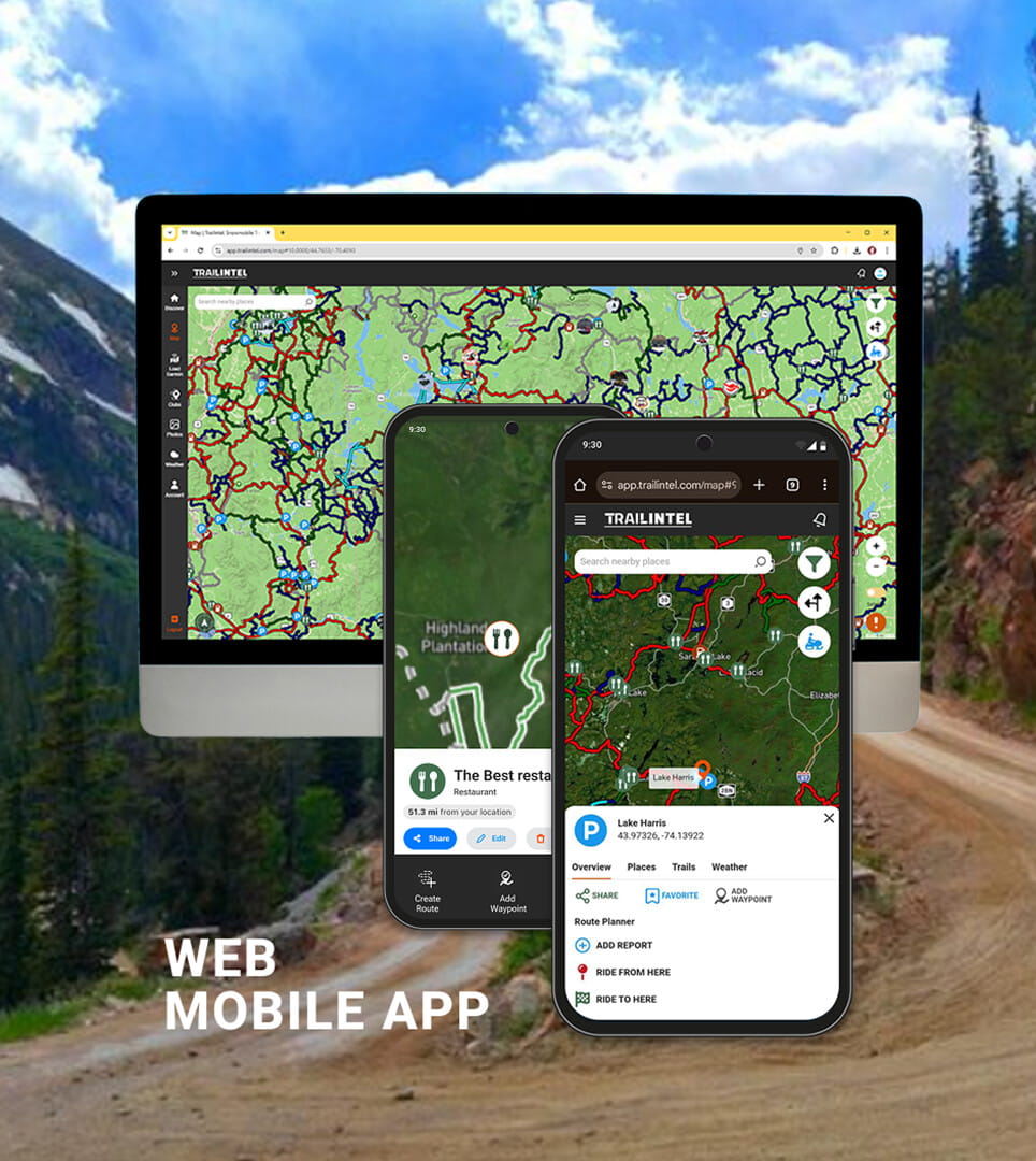 Trailintel - Tap trail or poi to begin